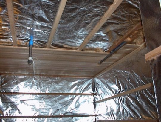 Как утеплить потолок в бане керамзитом - Строим баню или сауну