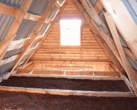 Как утеплить потолок в бане керамзитом - Строим баню или сауну